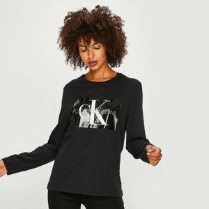 Calvin Klein dámské černé tričko Box - M (99)